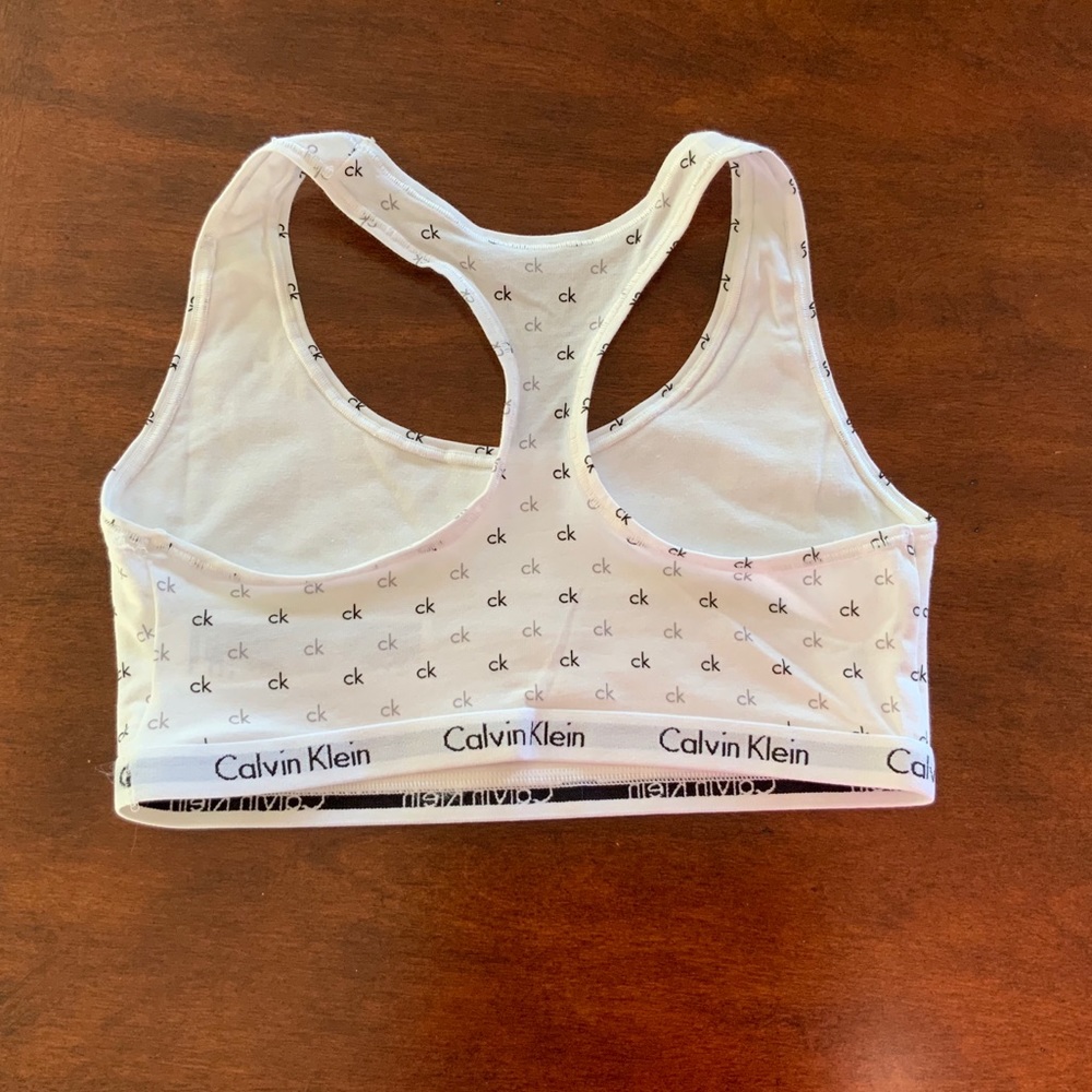 Calvin Klein Carousel Racerback Bralette - Picture 6 of 7